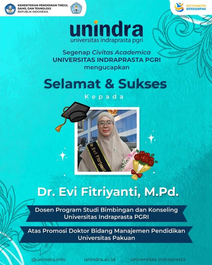 Selamat & Sukses Kepada Dr. Evi Fitriyanti, M.Pd. Dosen Program Studi ...